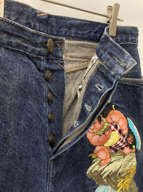 YAMANE（ヤマネ）YAMANE (ヤマネ) デニムパンツ ネイビー サイズ:W34L31の古着・服飾アイテム