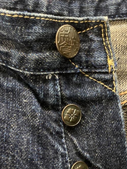 YAMANE（ヤマネ）YAMANE (ヤマネ) デニムパンツ ネイビー サイズ:W34L31の古着・服飾アイテム