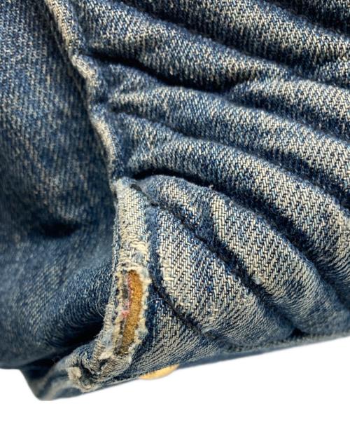 MIU MIU（ミュウミュウ）MIU MIU (ミュウミュウ) デニム バイカー ハンドバッグ ブルーの古着・服飾アイテム