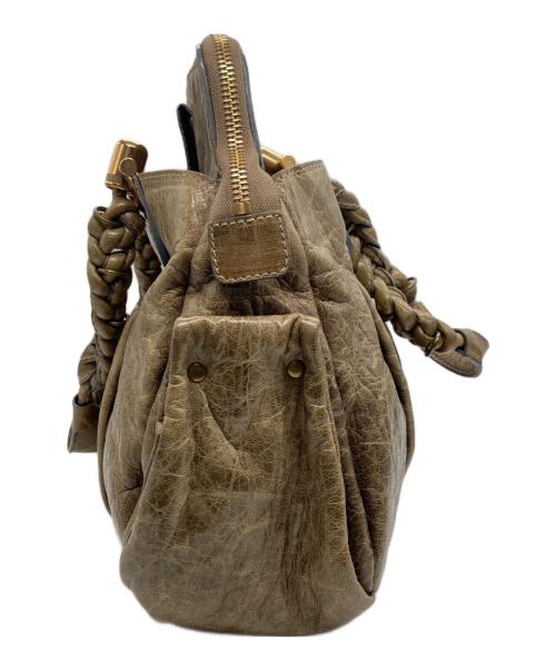 Chloe（クロエ）Chloe (クロエ) トートバッグ オリーブの古着・服飾アイテム