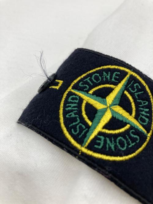 STONE ISLAND（ストーンアイランド）STONE ISLAND (ストーンアイランド) HEAVY COTTON JERSEY ホワイト サイズ:XLの古着・服飾アイテム