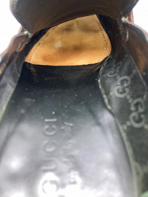 GUCCI（グッチ）GUCCI (グッチ) ローファー ブラウン サイズ:41　1/2の古着・服飾アイテム