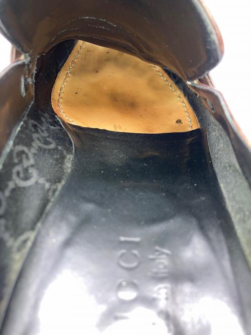 GUCCI（グッチ）GUCCI (グッチ) ローファー ブラウン サイズ:41　1/2の古着・服飾アイテム