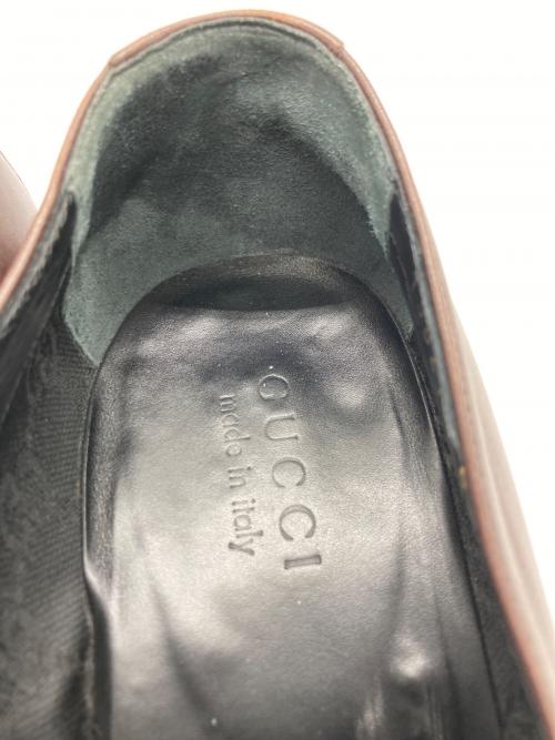GUCCI（グッチ）GUCCI (グッチ) ローファー ブラウン サイズ:41　1/2の古着・服飾アイテム