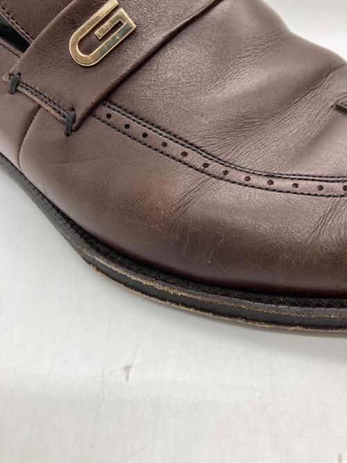 GUCCI（グッチ）GUCCI (グッチ) ローファー ブラウン サイズ:41　1/2の古着・服飾アイテム