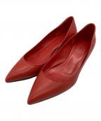 GUCCIグッチ）の古着「ポインテッドトゥパンプス」｜レッド