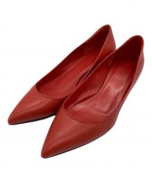 GUCCI（グッチ）の古着「ポインテッドトゥパンプス」｜レッド