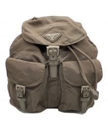 PRADA（プラダ）の古着「ナイロンリュック」｜グレー