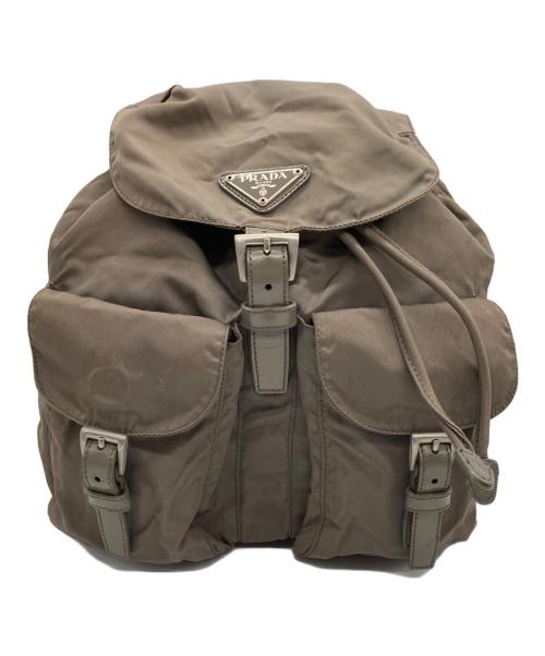 PRADA（プラダ）PRADA (プラダ) ナイロンリュック グレーの古着・服飾アイテム