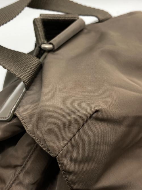 PRADA（プラダ）PRADA (プラダ) ナイロンリュック グレーの古着・服飾アイテム