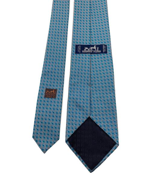 HERMES（エルメス）HERMES (エルメス) ネクタイ ブルー サイズ:無しの古着・服飾アイテム
