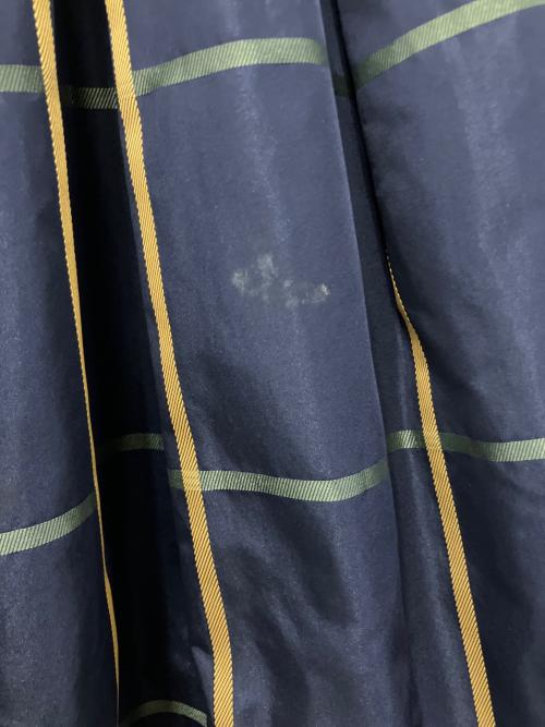 BURBERRY BLUE LABEL（バーバリー ブルー レーベル）BURBERRY BLUE LABEL (バーバリー ブルー レーベル) チェックスカート ネイビー×カーキ サイズ:36の古着・服飾アイテム