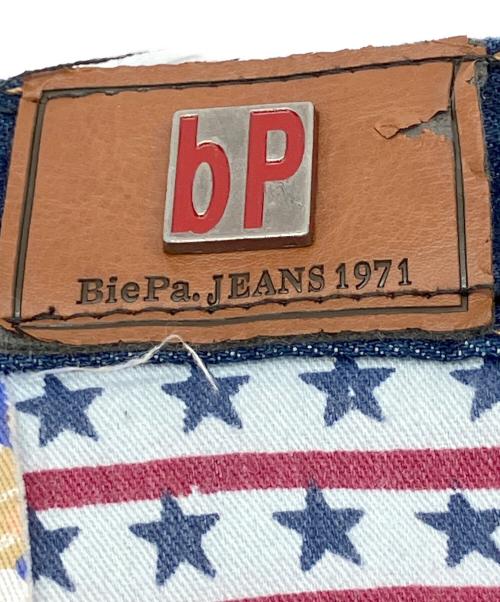biepa jeans（ビエパジーンズ）biepa jeans (ビエパジーンズ) パッチワークデニムパンツ マルチカラー サイズ:34の古着・服飾アイテム