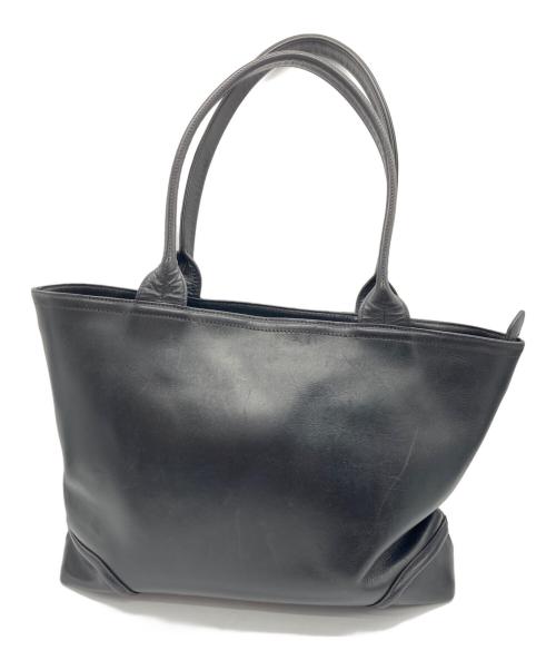 FIVEWOODS（ファイブウッズ）FIVEWOODS (ファイブウッズ) レザートートバッグ ブラックの古着・服飾アイテム