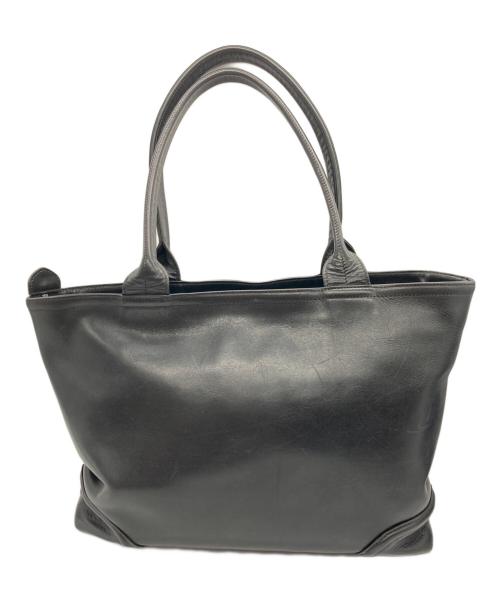 FIVEWOODS（ファイブウッズ）FIVEWOODS (ファイブウッズ) レザートートバッグ ブラックの古着・服飾アイテム