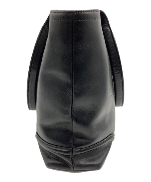 FIVEWOODS（ファイブウッズ）FIVEWOODS (ファイブウッズ) レザートートバッグ ブラックの古着・服飾アイテム