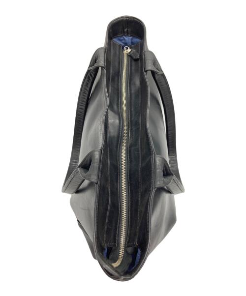 FIVEWOODS（ファイブウッズ）FIVEWOODS (ファイブウッズ) レザートートバッグ ブラックの古着・服飾アイテム