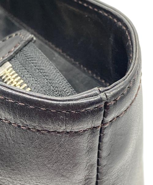 FIVEWOODS（ファイブウッズ）FIVEWOODS (ファイブウッズ) レザートートバッグ ブラックの古着・服飾アイテム