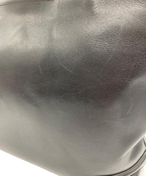 FIVEWOODS（ファイブウッズ）FIVEWOODS (ファイブウッズ) レザートートバッグ ブラックの古着・服飾アイテム