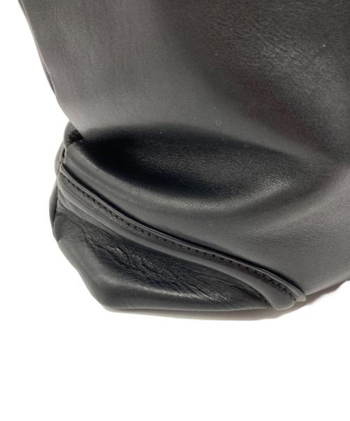 FIVEWOODS（ファイブウッズ）FIVEWOODS (ファイブウッズ) レザートートバッグ ブラックの古着・服飾アイテム