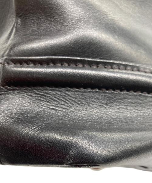 FIVEWOODS（ファイブウッズ）FIVEWOODS (ファイブウッズ) レザートートバッグ ブラックの古着・服飾アイテム