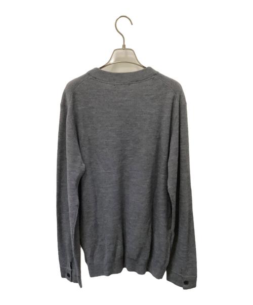 BLACK LABEL（ブラックレーベル）BLACK LABEL (ブラックレーベル) 薄手ニット グレー サイズ:L 未使用品の古着・服飾アイテム
