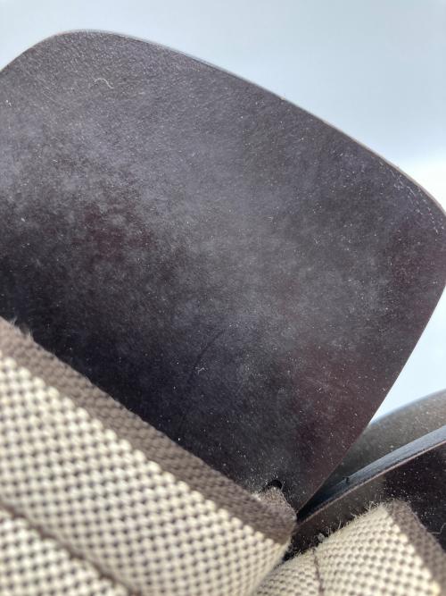 PRADA（プラダ）PRADA (プラダ) サンダル ダークブラウン×ベージュ サイズ:23cmの古着・服飾アイテム