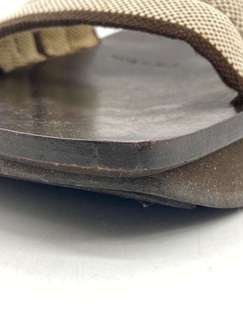 PRADA（プラダ）PRADA (プラダ) サンダル ダークブラウン×ベージュ サイズ:23cmの古着・服飾アイテム