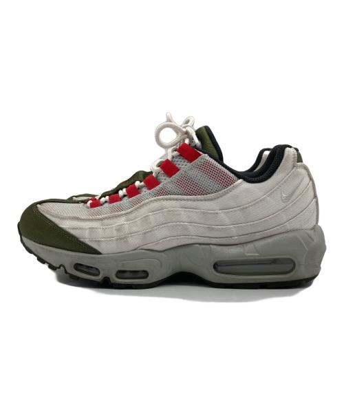NIKE（ナイキ）NIKE (ナイキ) Air Max 95 By You & Unlocked By You ホワイト×カーキ サイズ:26cmの古着・服飾アイテム