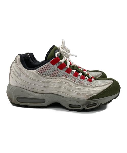 NIKE（ナイキ）NIKE (ナイキ) Air Max 95 By You & Unlocked By You ホワイト×カーキ サイズ:26cmの古着・服飾アイテム