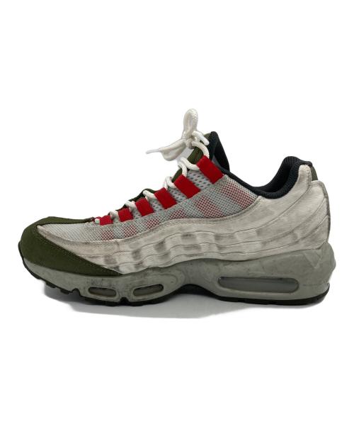NIKE（ナイキ）NIKE (ナイキ) Air Max 95 By You & Unlocked By You ホワイト×カーキ サイズ:26cmの古着・服飾アイテム