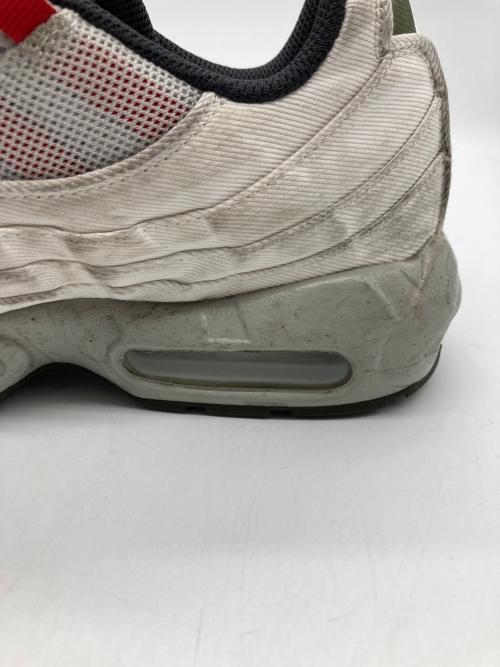 NIKE（ナイキ）NIKE (ナイキ) Air Max 95 By You & Unlocked By You ホワイト×カーキ サイズ:26cmの古着・服飾アイテム