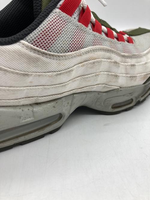 NIKE（ナイキ）NIKE (ナイキ) Air Max 95 By You & Unlocked By You ホワイト×カーキ サイズ:26cmの古着・服飾アイテム