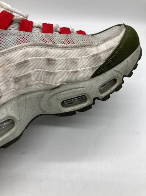 NIKE（ナイキ）NIKE (ナイキ) Air Max 95 By You & Unlocked By You ホワイト×カーキ サイズ:26cmの古着・服飾アイテム