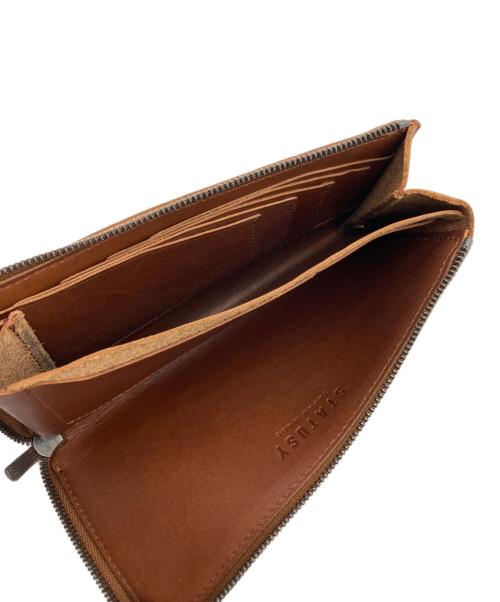 STATUSY（ステータシー）STATUSY (ステータシー) 長財布 ブラウンの古着・服飾アイテム