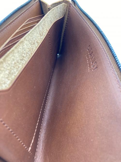 STATUSY（ステータシー）STATUSY (ステータシー) 長財布 ブラウンの古着・服飾アイテム