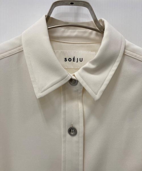 SOEJU（ソージュ）SOEJU (ソージュ) 長袖ワンピース ホワイト サイズ:Mの古着・服飾アイテム