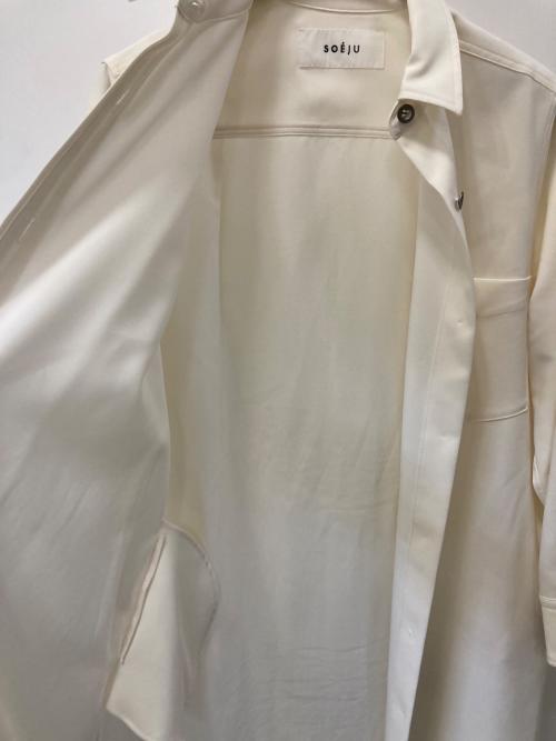 SOEJU（ソージュ）SOEJU (ソージュ) 長袖ワンピース ホワイト サイズ:Mの古着・服飾アイテム