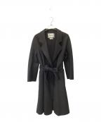 MaxMaraマックスマーラ）の古着「カシミヤ混ウールコート」｜ブラック