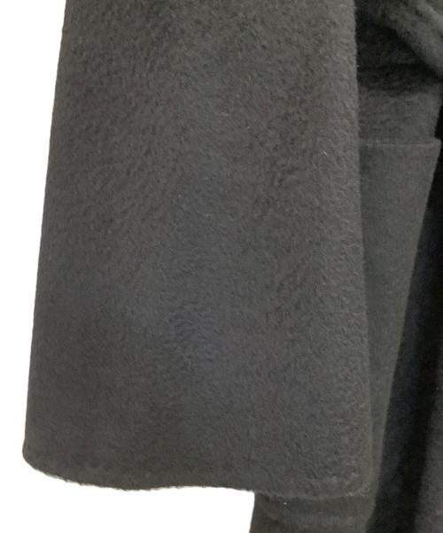 MaxMara（マックスマーラ）MaxMara (マックスマーラ) カシミヤ混ウールコート ブラック サイズ:40の古着・服飾アイテム