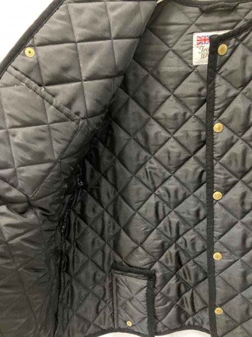 Traditional Weatherwear（トラディショナルウェザーウェア）Traditional Weatherwear (トラディショナルウェザーウェア) キルティングジャケット ブラック サイズ:34の古着・服飾アイテム