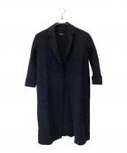 'S Max Maraエスマックスマーラ）の古着「ピュアウールダブルフェイスコート」｜ネイビー