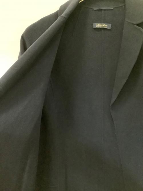 'S Max Mara（エスマックスマーラ）'S Max Mara (エスマックスマーラ) ピュアウールダブルフェイスコート ネイビー サイズ:38の古着・服飾アイテム