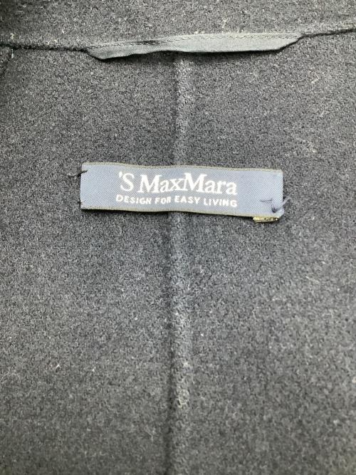 'S Max Mara（エスマックスマーラ）'S Max Mara (エスマックスマーラ) ピュアウールダブルフェイスコート ネイビー サイズ:38の古着・服飾アイテム