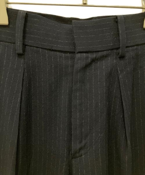 Whim Gazette（ウィムガゼット）Whim Gazette (ウィムガゼット) ピンストライプパンツ ネイビー サイズ:Freeの古着・服飾アイテム