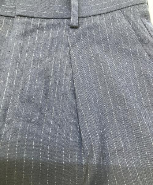 Whim Gazette（ウィムガゼット）Whim Gazette (ウィムガゼット) ピンストライプパンツ ネイビー サイズ:Freeの古着・服飾アイテム