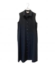 SOEJU（ソージュ）の古着「ソフトオックスノースリーブワンピース」｜ブラック