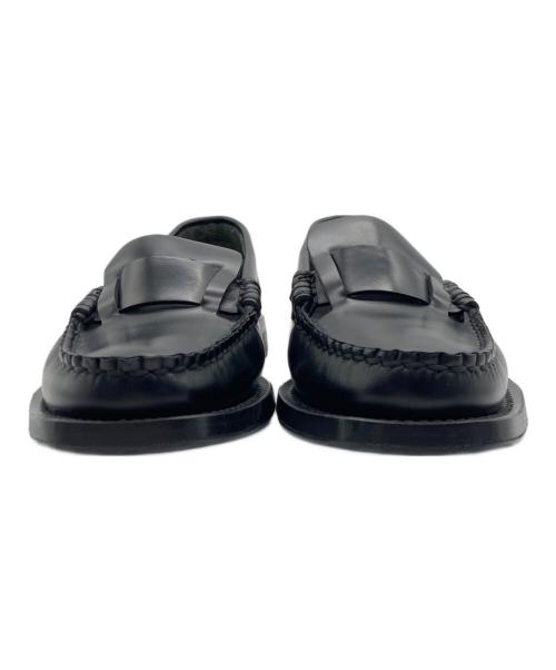 HEREU（ヘリュー）HEREU (ヘリュー) スリッポンローファー ブラック サイズ:24cmの古着・服飾アイテム