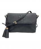 TORY BURCHトリーバーチ）の古着「メッセンジャーバッグ」｜ブラック