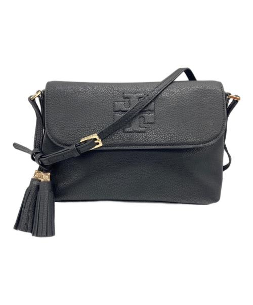 TORY BURCH（トリーバーチ）TORY BURCH (トリーバーチ) メッセンジャーバッグ ブラックの古着・服飾アイテム